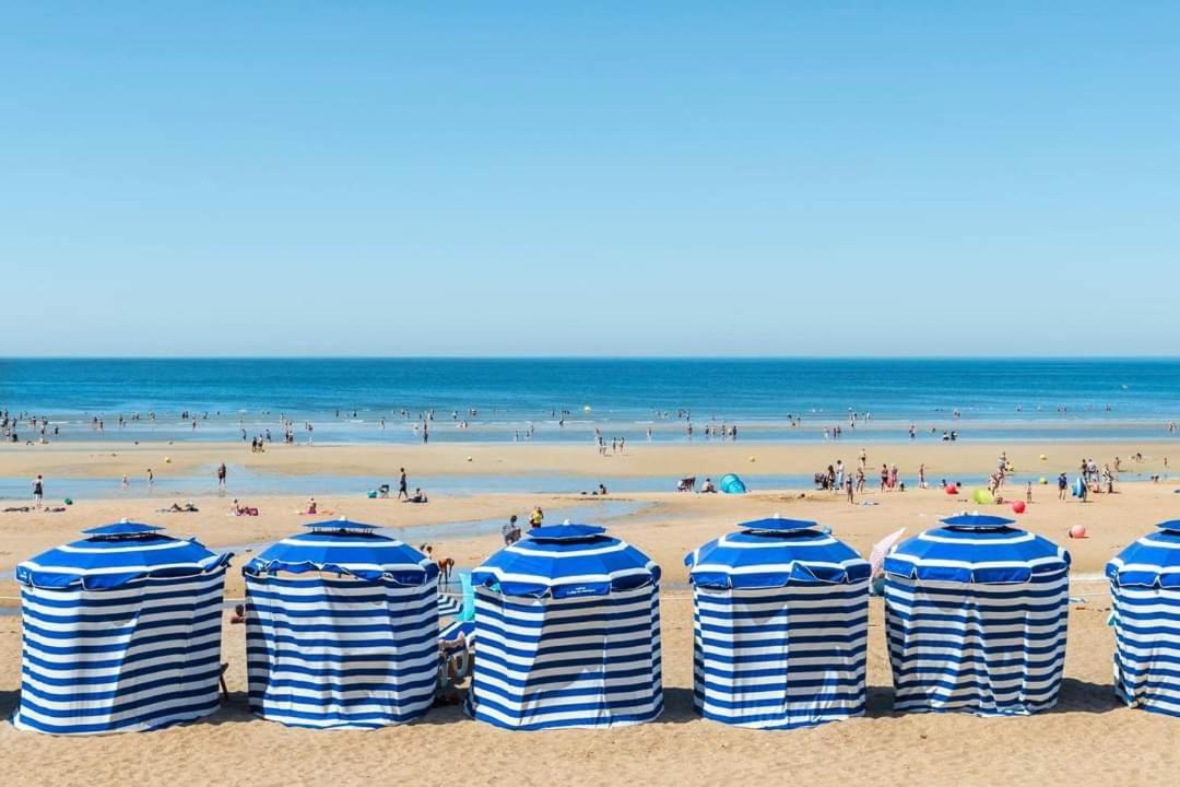 Charmant 2 Pieces A 5 Mn A Pied De La Mer Cabourg Zewnętrze zdjęcie